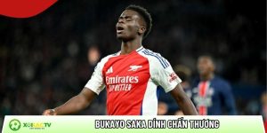 Bukayo Saka dính chấn thương: Cập nhật tiến trình hồi phục
